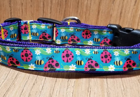 Leash/ Large/ Lady Bugs Green Thalassa