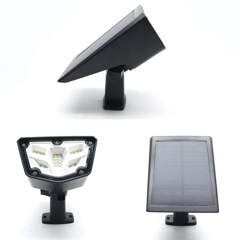 2 Pcs Solar Landscape Spotlights IP67 Waterproof Solar Powered Lights