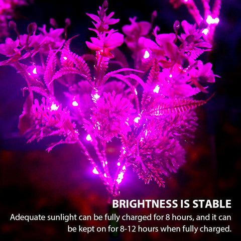 Outdoor Waterproof Solar Phalaenopsis Lamp Garden Decorative Lights