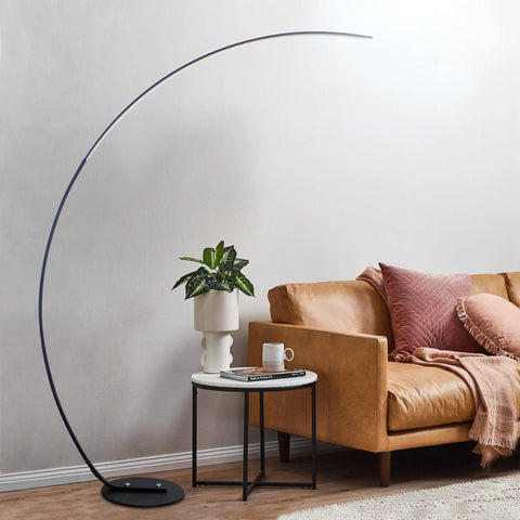 RGBW Modern Curve Floor Lamp | New Version Sangria Apricot