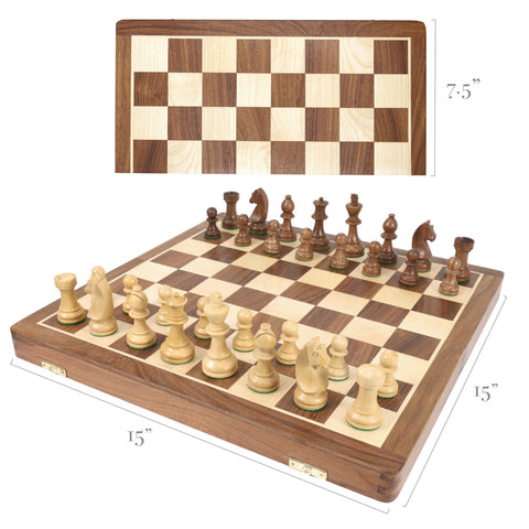 15  Chess Set ‚Äì Chess Board Game Adults ‚Äì Wooden Chess Set Adults