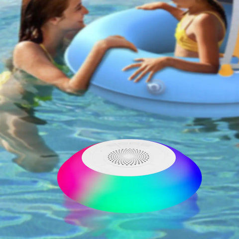 Floatilla Bluetooth LED Enabled Waterproof Speaker For Pools And Salmon Lucky