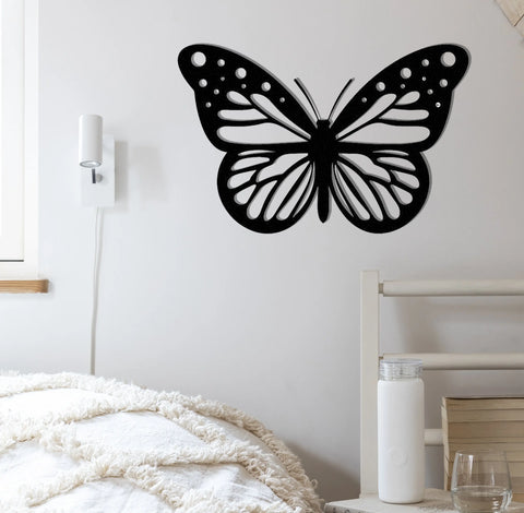 Butterfly - Metal Wall Art Malachite