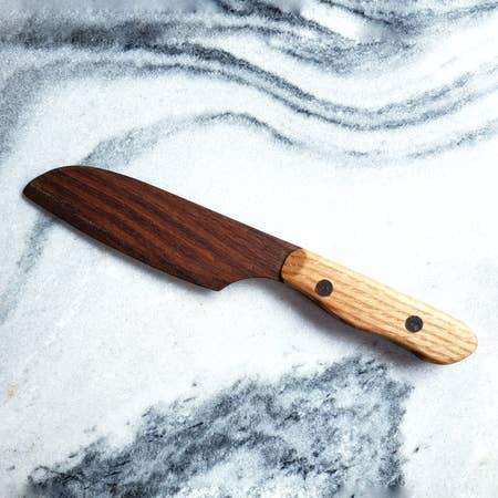 Santoku Wooden Chef Knife - Three Virtues