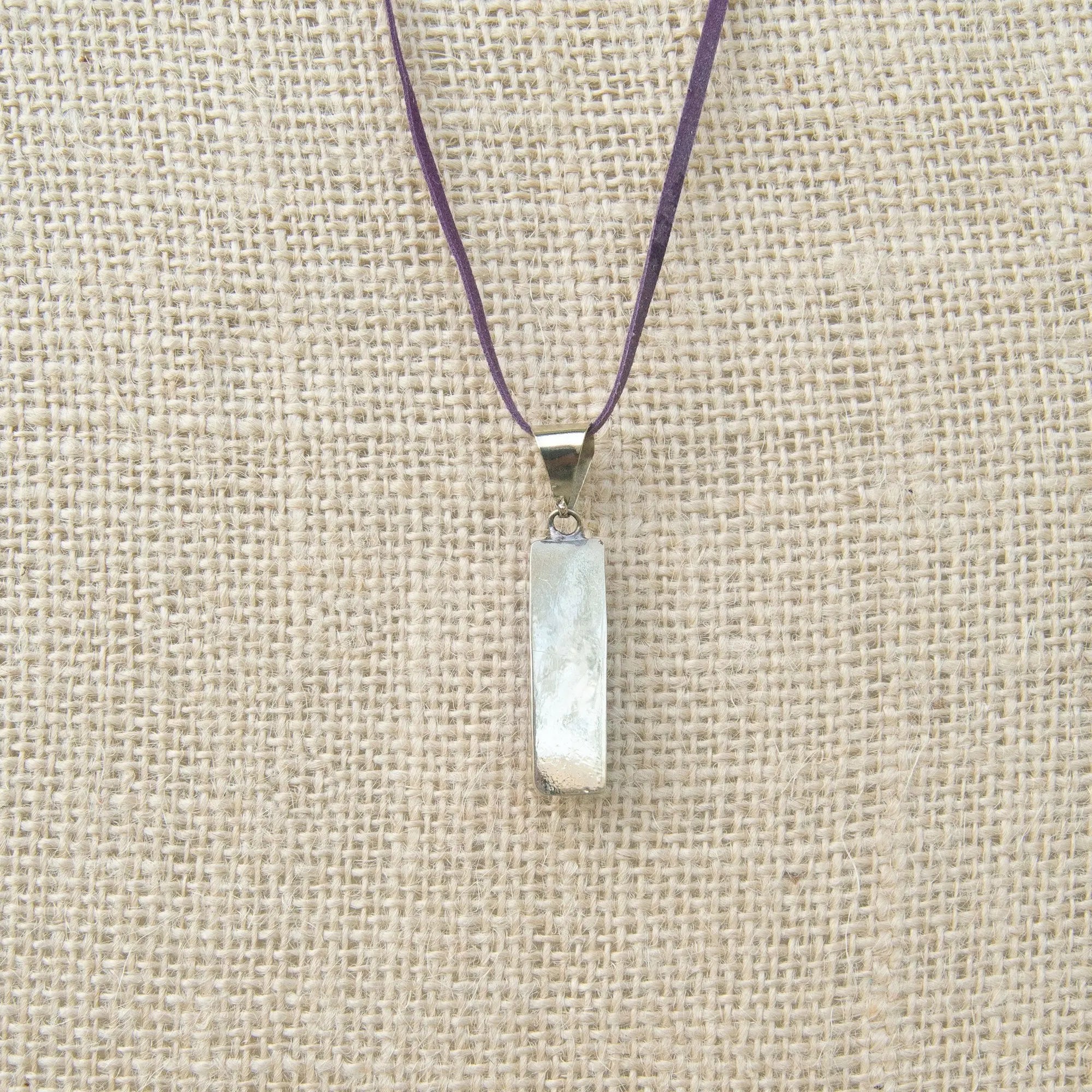 Folk Long Pendant Necklace. Violet Athena