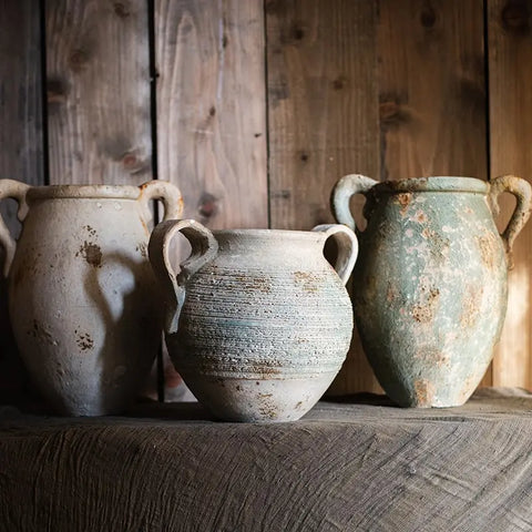 Restoration Ancient Jar in Different Styles Sangria Uranus