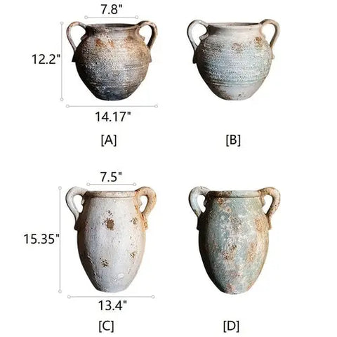 Restoration Ancient Jar in Different Styles Sangria Uranus