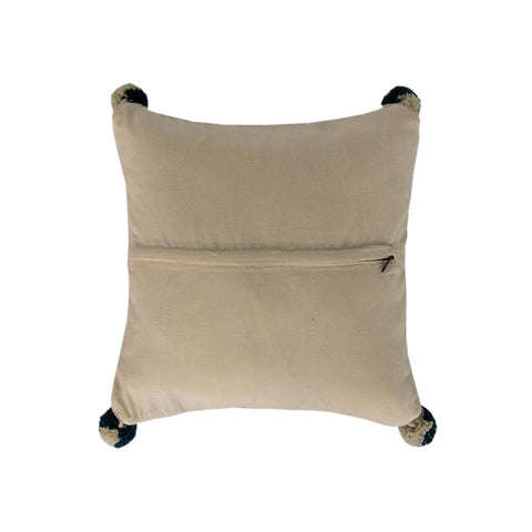 Belegui Flat Weaved Pillow Cover, Boho Decor Pillow with Caramel and