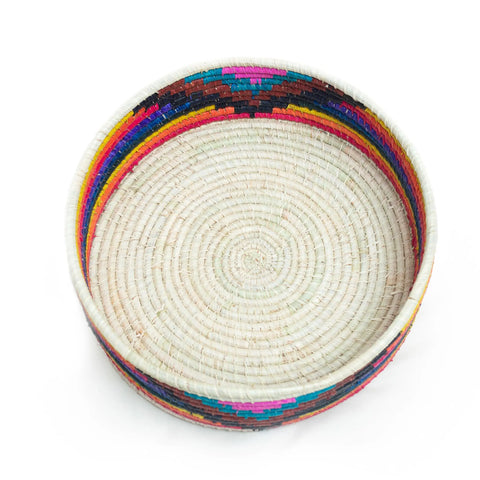 Alberta Handwoven Bowl. Amaranth Nesoi