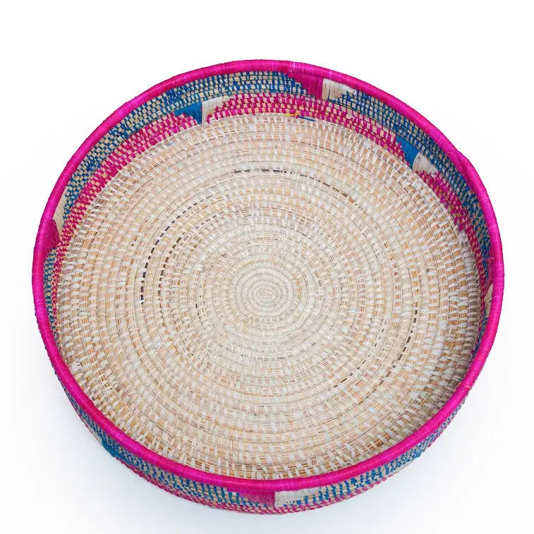 Asante Eco-Friendly  Handwoven  Pet Bed. Amaranth Nesoi