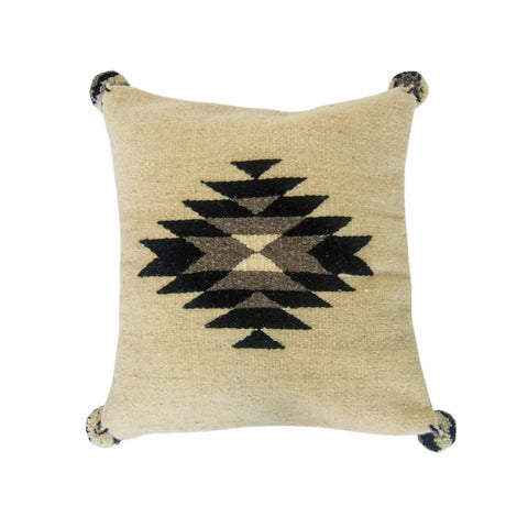 Belegui Black Diamond Wool Pillow Cover.