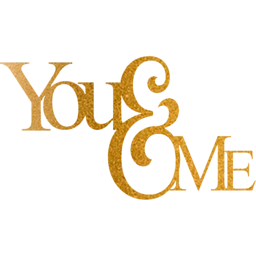 You & Me - Metal Wall Art Malachite