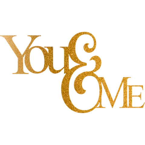 You & Me - Metal Wall Art Malachite