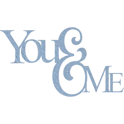 You & Me - Metal Wall Art Malachite