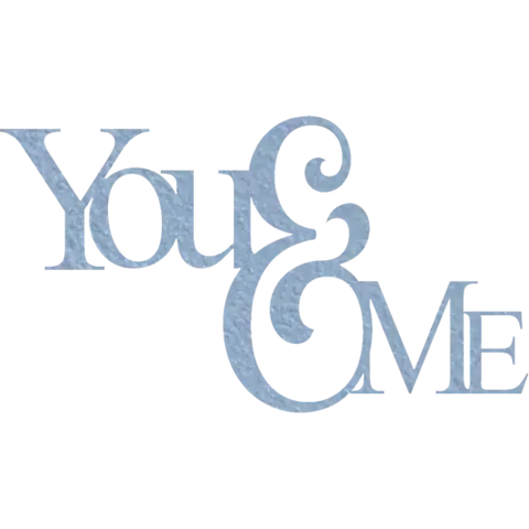 You & Me - Metal Wall Art Malachite