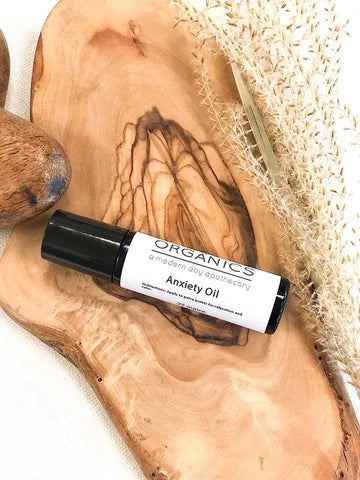 Anxiety Roller Ball / Organic Essential Oils For Anxiety / Anxiety White Smokey