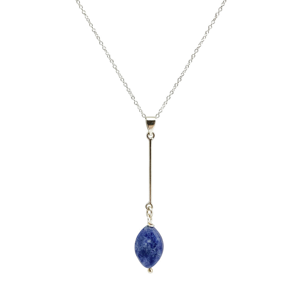 Sodalite Bar Necklace Ariel