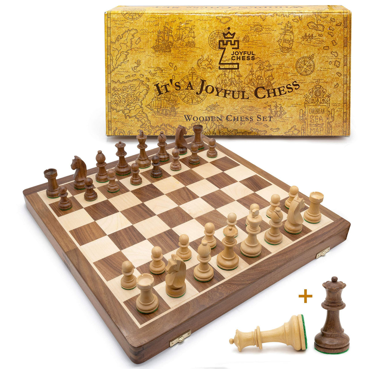 15  Chess Set ‚Äì Chess Board Game Adults ‚Äì Wooden Chess Set Adults