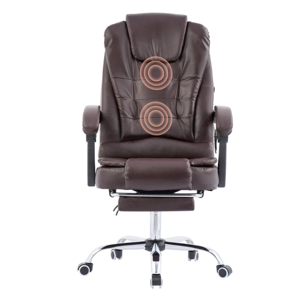 Office Massage Chair with Extended Foot Rest