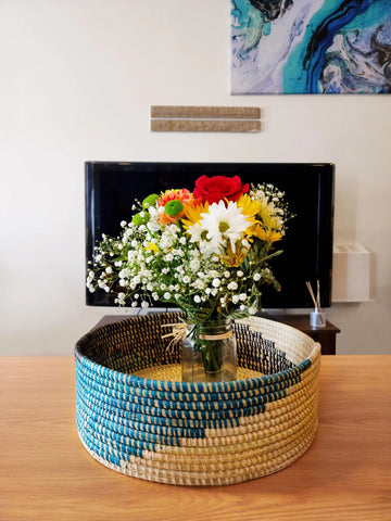 Alberta Handwoven Bowl. Amaranth Nesoi