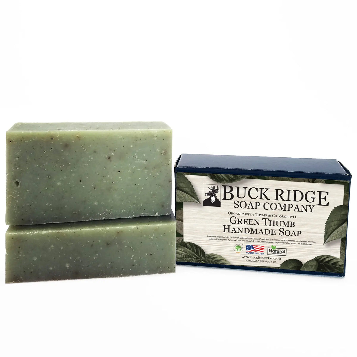 Green Thumb Men's Handmade Soap Black Oliver