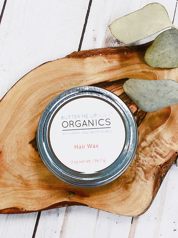 Organic Hair Wax for Babies, Children and Adults White Smokey