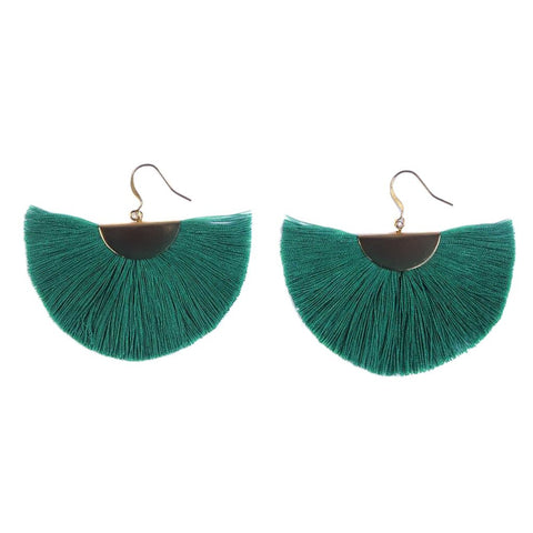 Half Moon Fan Earrings Ariel