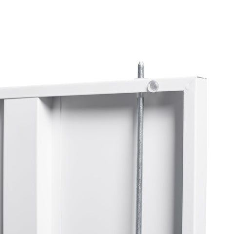 Metal Storage Cabinet with Locking Doors and Adjustable Shelf, Folding