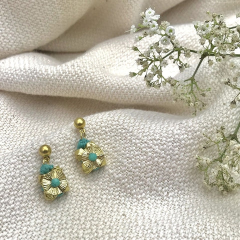 Keya Flower Earrings Ariel