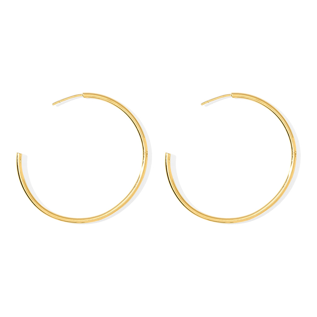 Classic Bombshell Hoop Earrings Ariel