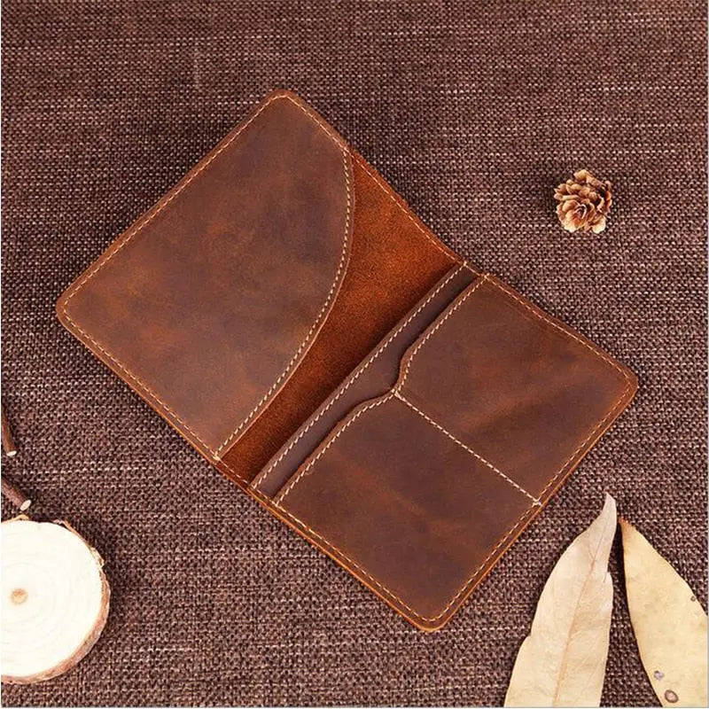 Priam Handmade Leather Passport Cover Jade Gaia