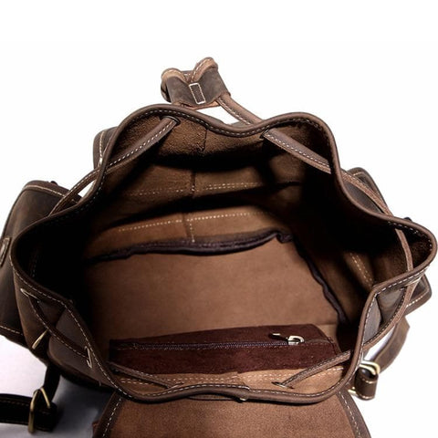 The Asmund Backpack | Genuine Leather Rucksack Jade Gaia