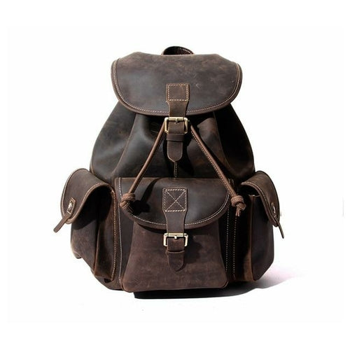 The Asmund Backpack | Genuine Leather Rucksack Jade Gaia