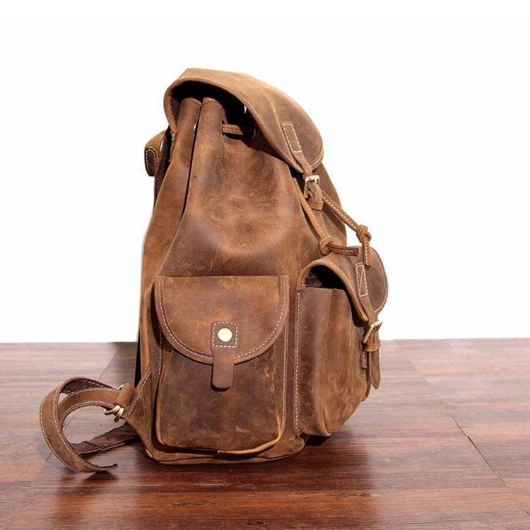 The Asmund Backpack | Genuine Leather Rucksack Jade Gaia