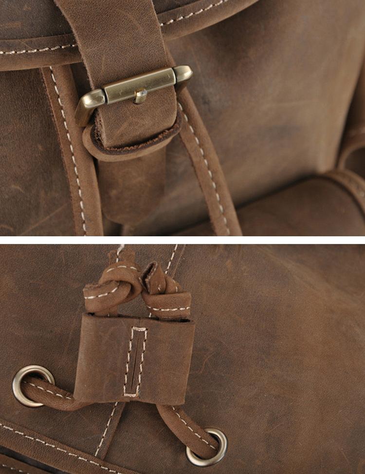 The Asmund Backpack | Genuine Leather Rucksack Jade Gaia