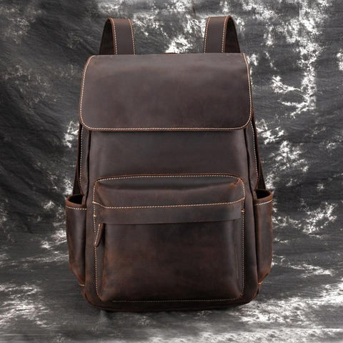 The Helka Backpack | Genuine Vintage Leather Backpack