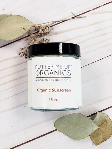 Natural Organic Sunscreen / Safe Sunscreen / Non-Nano Zinc Oxide White Smokey