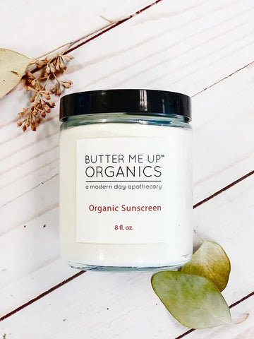 Natural Organic Sunscreen / Safe Sunscreen / Non-Nano Zinc Oxide White Smokey